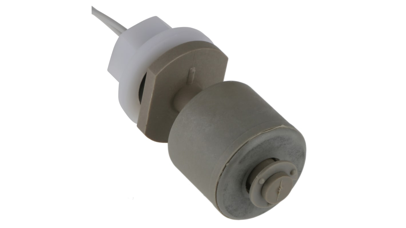 Sensata Cynergy3 PPS浮球开关, 垂直安装, NO/NC, 最大直流120V, 最高+120°C, 线长500mm, RSF50系列