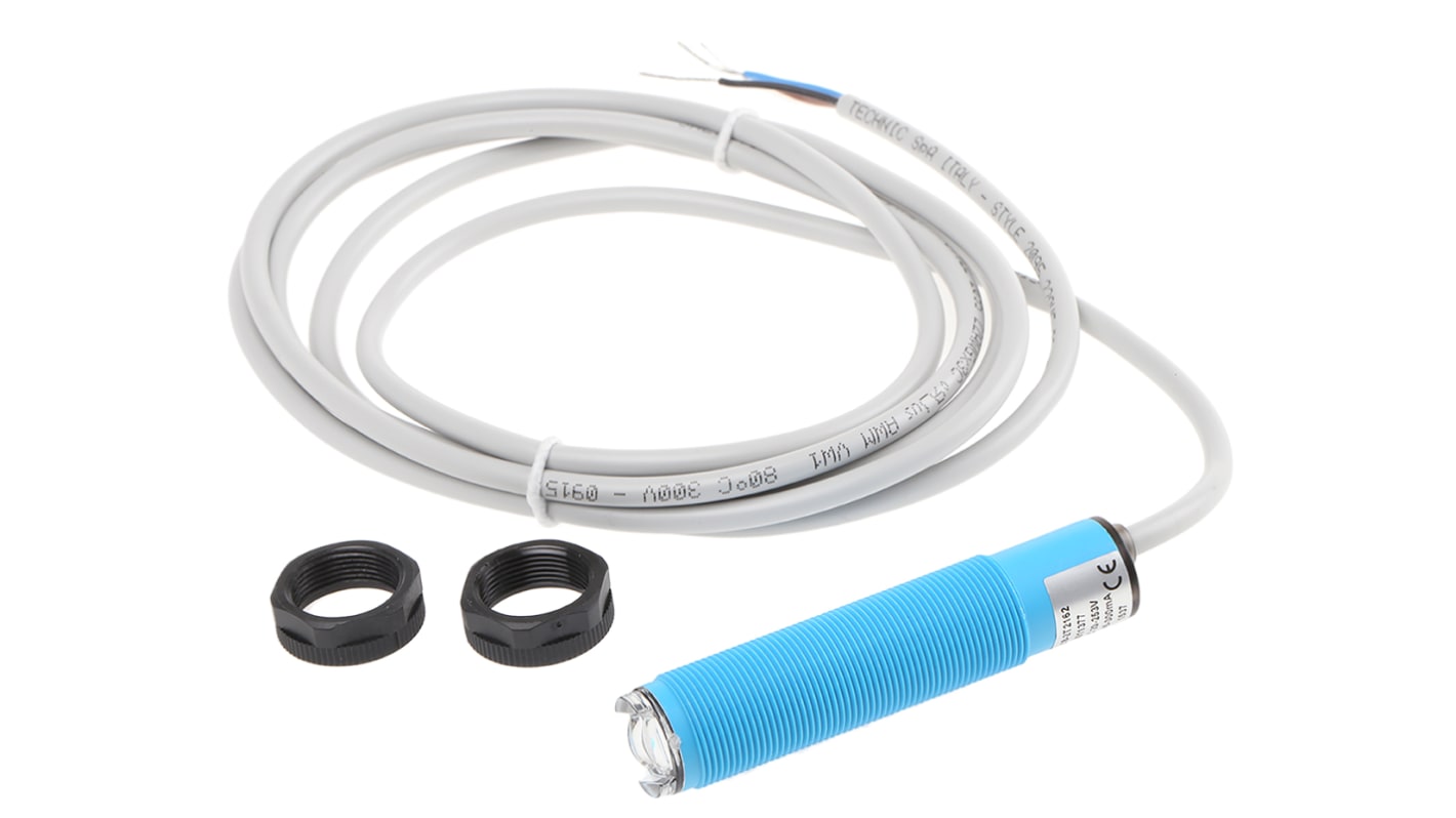 Rs-Online Sensore fotoelettrico Cilindrico SICK a retroriflessione rilevamento 5 mm → 3 5 m. uscita Triac