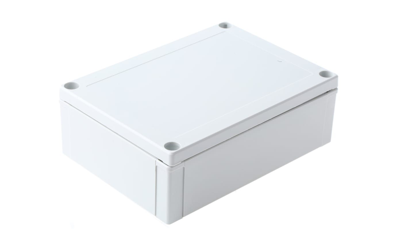Fibox MNX Series Grey Polycarbonate Enclosure, IP66, IP67, Grey Lid, 180 x 130 x 60mm