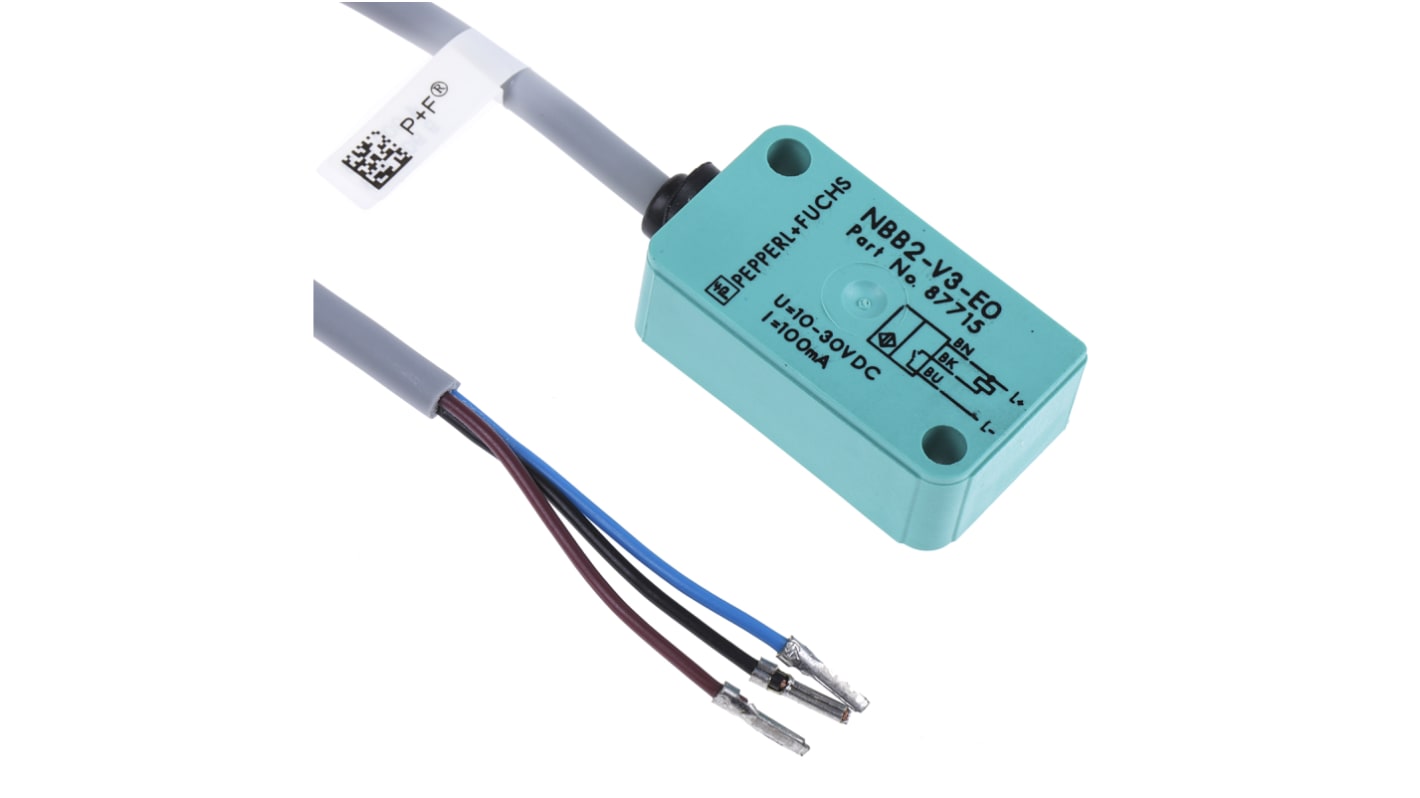 Rs-Online Sensore di prossimità a parallelepipedo Pepperl + Fuchs rilevamento 2 mm 10 → 30 V c.c