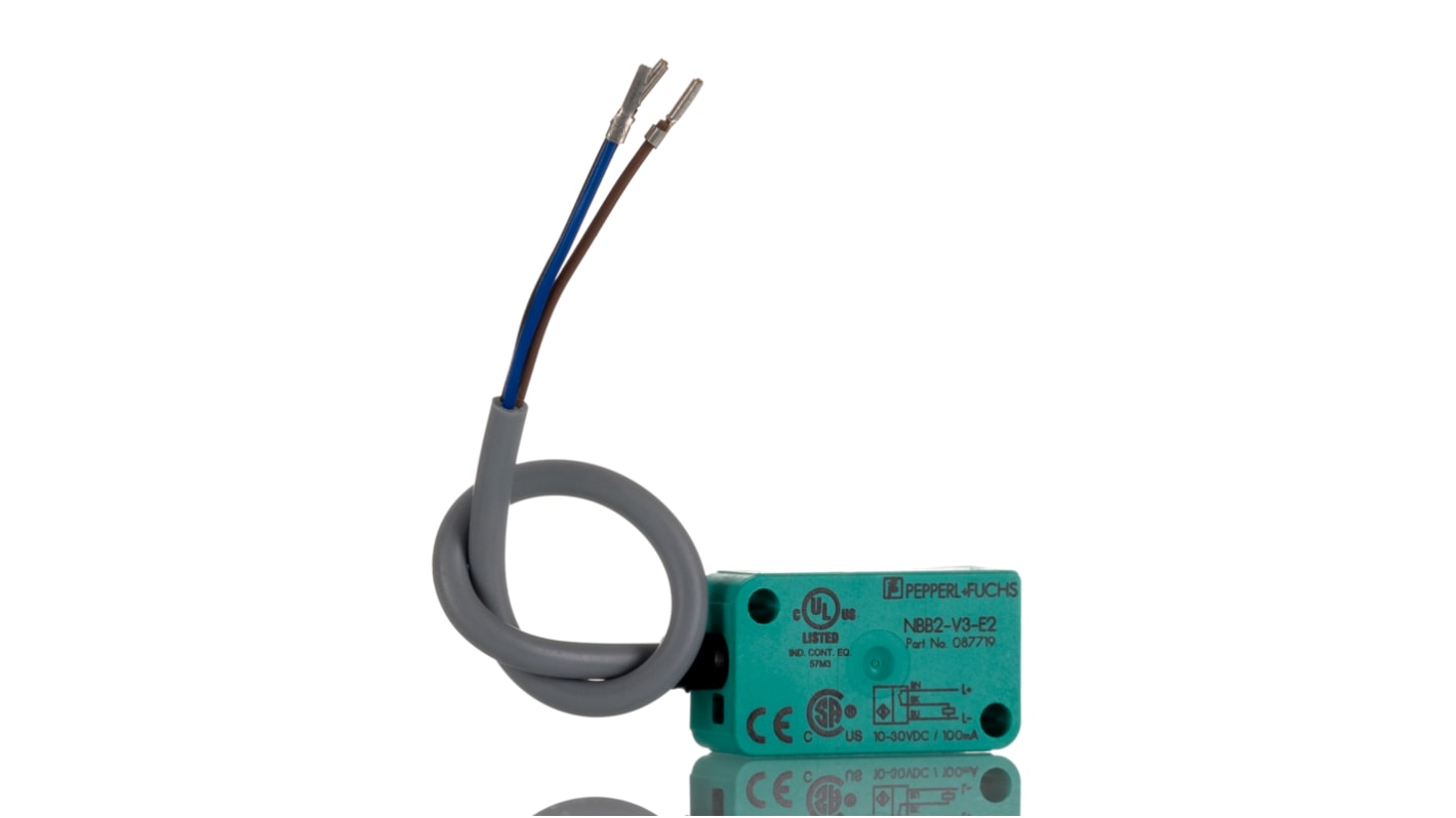 Rs-Online Sensore di prossimità a parallelepipedo Pepperl + Fuchs rilevamento 2 mm 10 → 30 V c.c