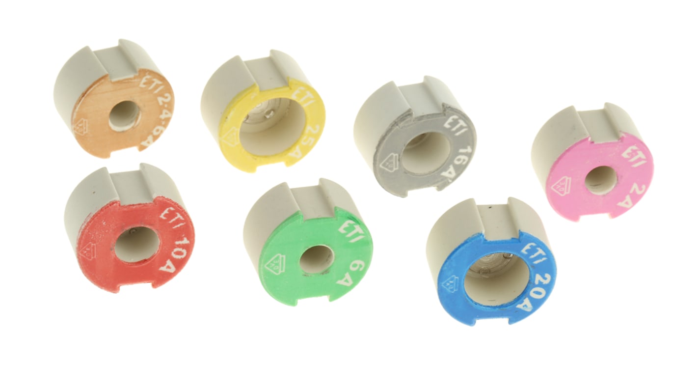 ETI 瓶式保险丝座, 25A, 500V 交流, 瓶装熔断器, 1P, DIN 35 mm导轨, DO系列