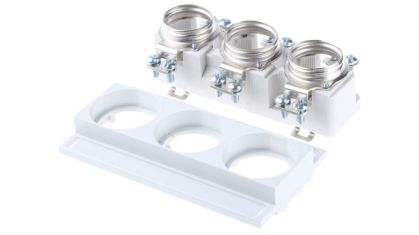 ETI 63A Bottle Fuse Holder, 3P, 500V ac