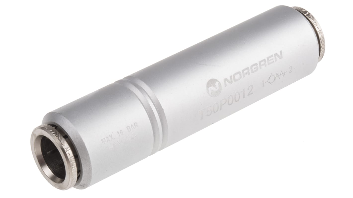 Norgren T50P Non Return Valve, 12mm Tube Inlet, 12mm Tube Outlet, -0.9 to 16bar