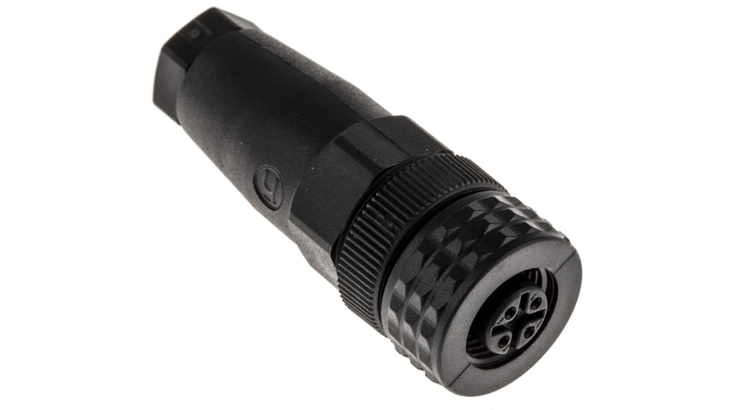 Hirschmann Circular Connector, 4 Contacts, Cable Mount, M12 Connector, Socket, Female, IP67, E Series