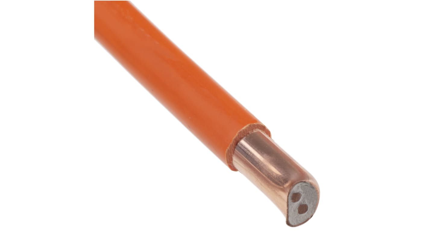 RS PRO 2 Core Power Cable, 2.5 mm², 25m, Orange Copper Sheath, Mineral Insulated, 31 A, 500 V
