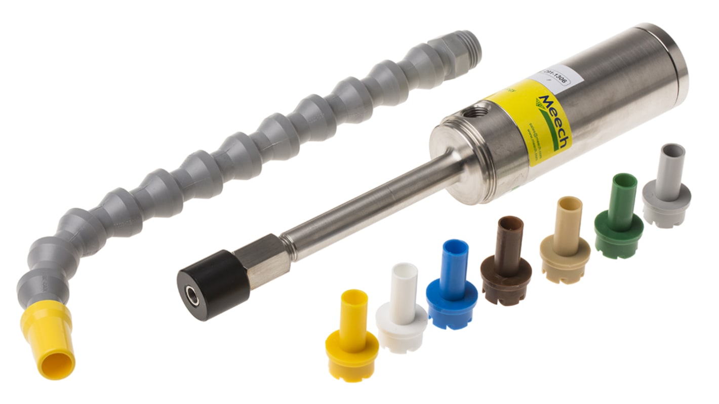 Meech 涡流管, 2400Btu/h, 35cfm, 8bar最大操作压力