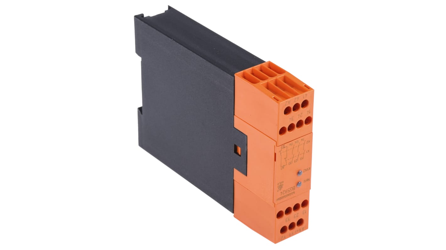 Dold Safemaster BG 5924 Emergency Stop Safety Relay, 24V dc, Single Channel, 4 Safety Contacts