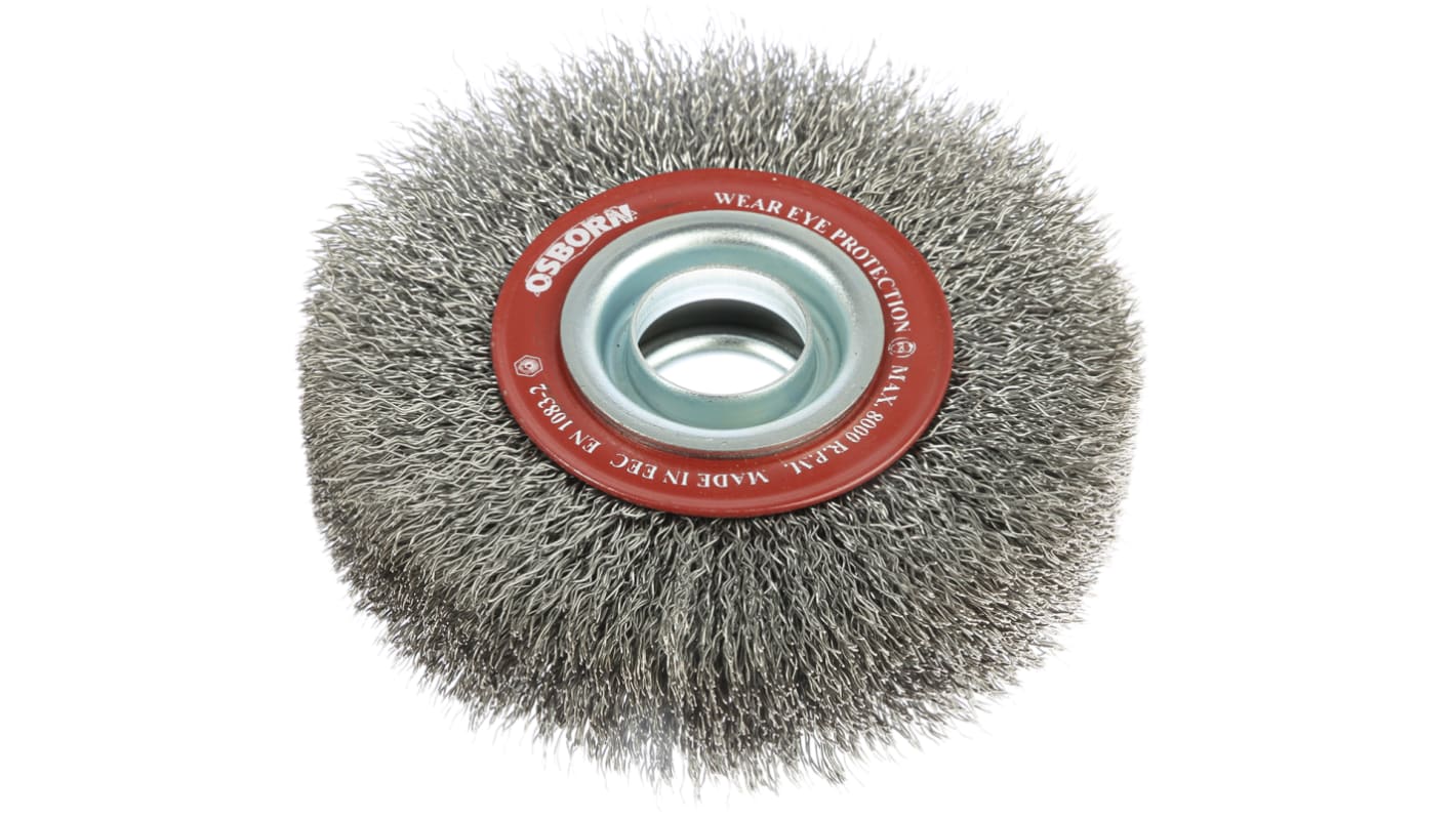 RS PRO Steel Circular Abrasive Brush, 100mm Diameter