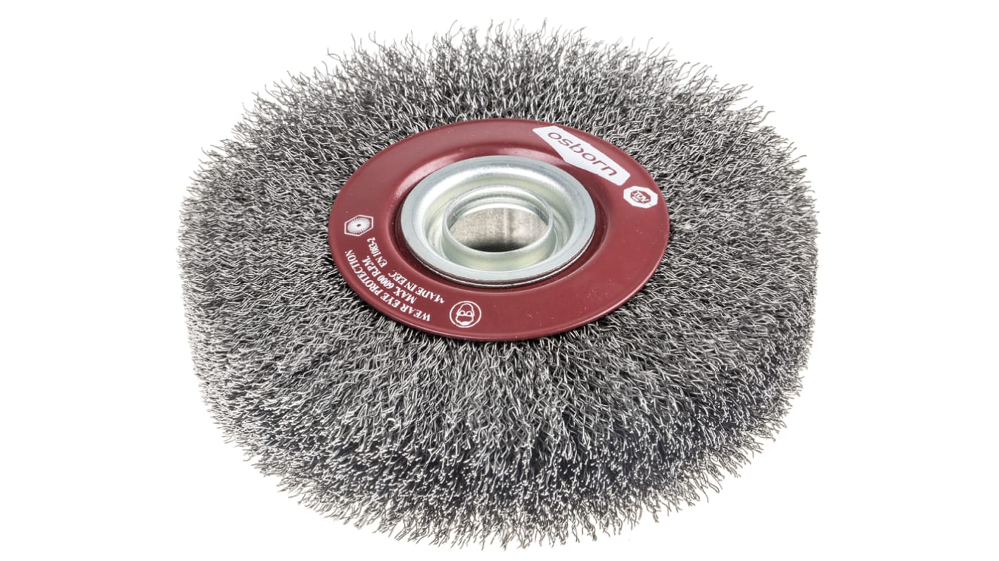 RS PRO Steel Circular Abrasive Brush, 125mm Diameter