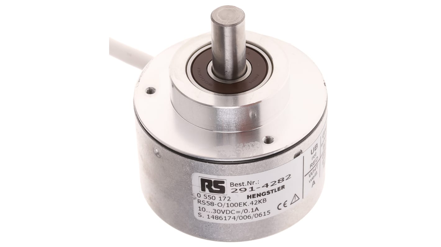 Hengstler RI58 Series Incremental Incremental Encoder, 100 ppr, Push Pull Signal