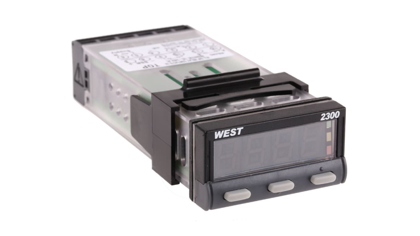Rs-Online Termoregolatori PID West Instruments N2300 100 V c.a. 240 V c.a. 49 x 25mm 2 uscite Relè