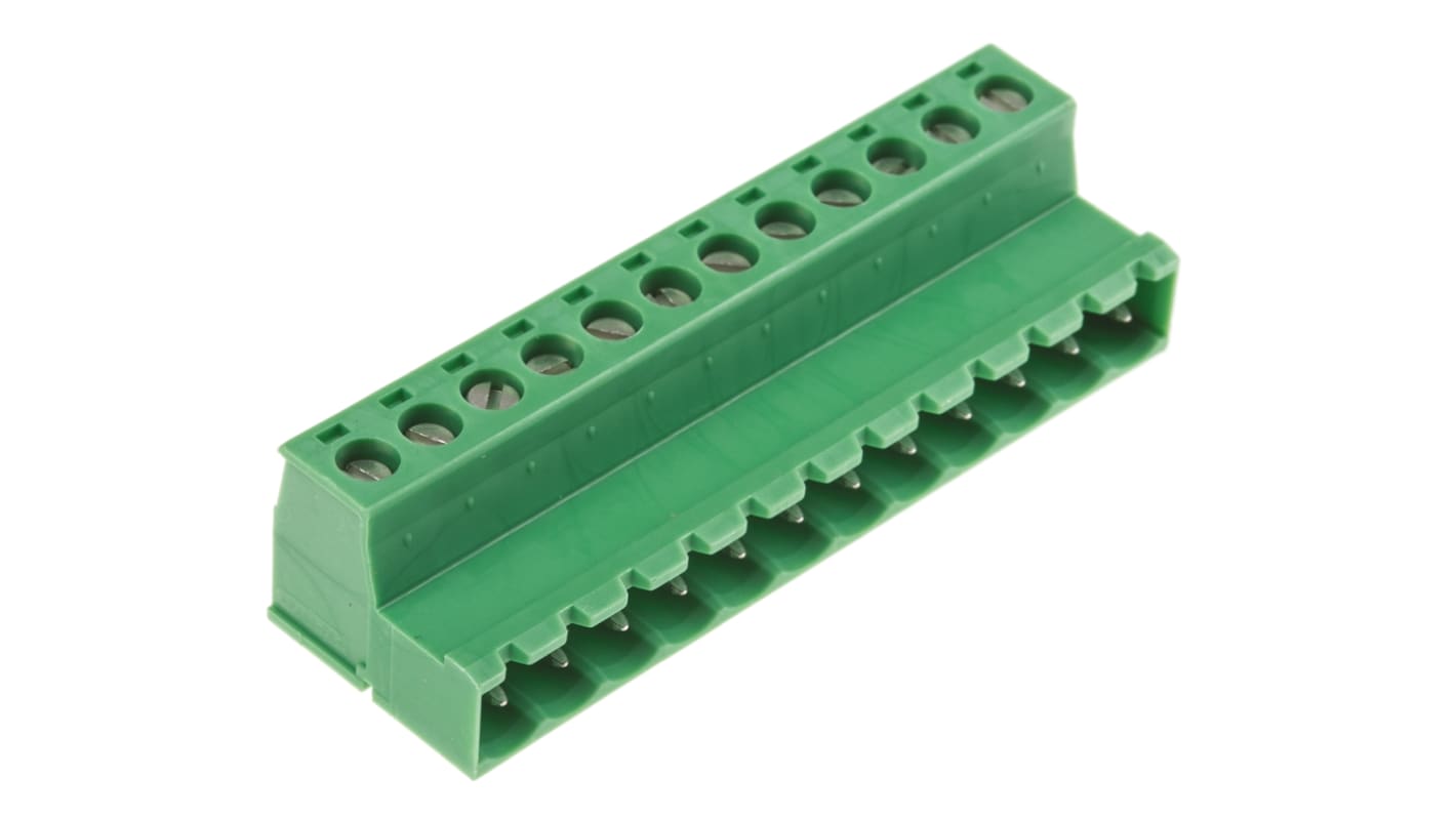 Phoenix Contact, 5.08mm Pitch, CLASSIC COMBICON IC, 12 Way, , Pluggable Terminal Block, Inverted Plug, Cable Mount,