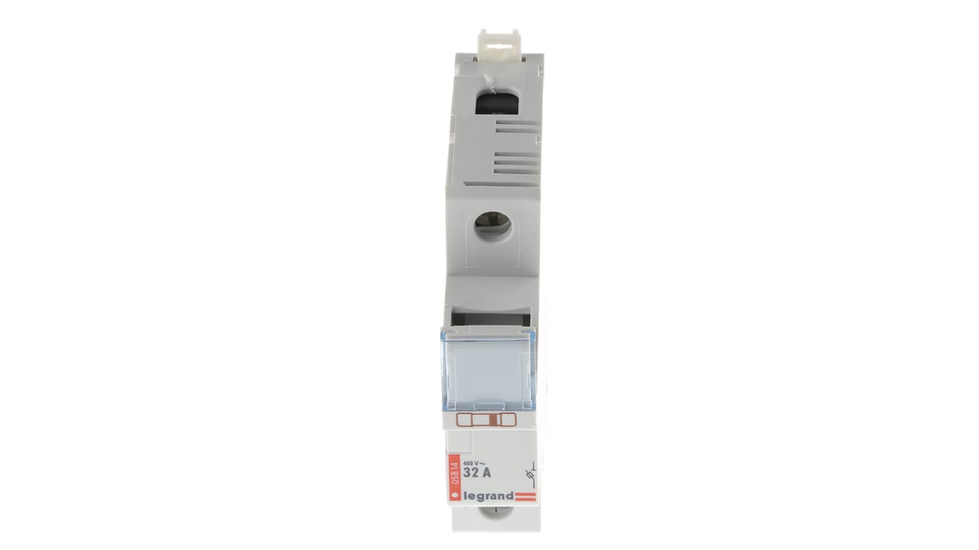 Legrand 保险丝座, 10 x 38mm尺寸, 32A, 400V 交流, 导轨安装, 1P, DIN 35 mm导轨