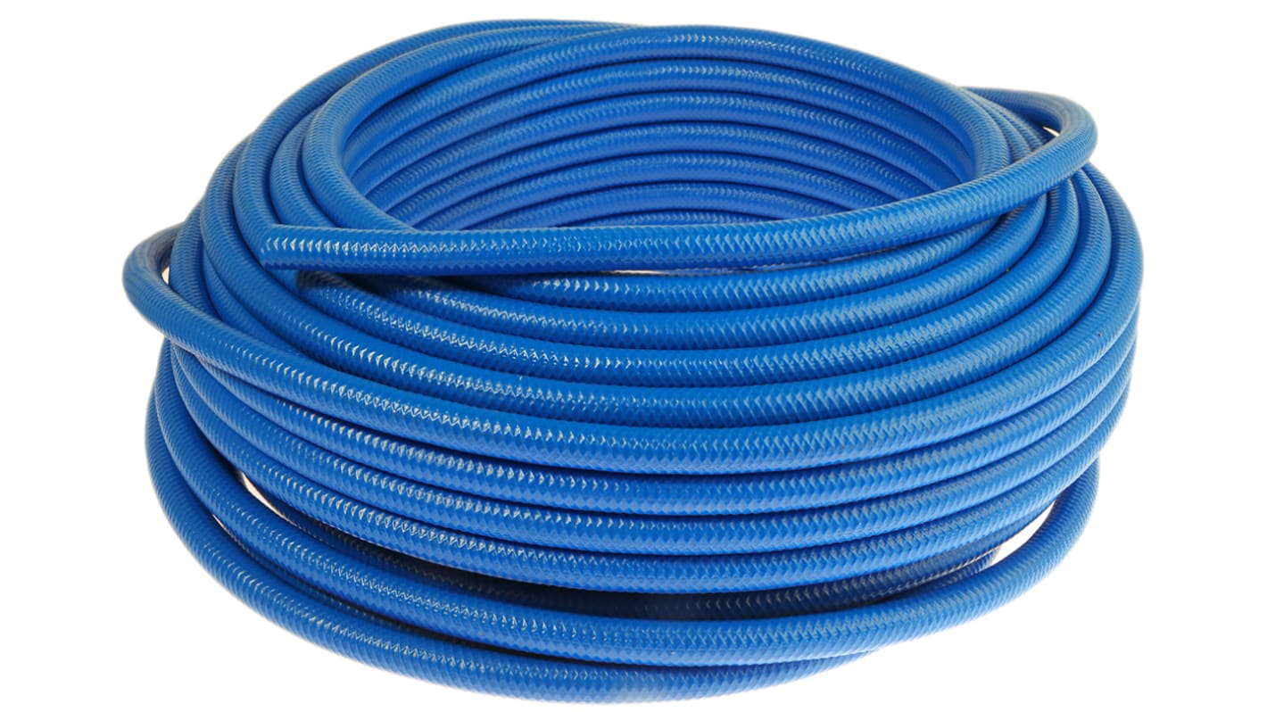 RS PRO Schlauch, Ø 8mm 12.5mm Blau PVC Übertragung 15 bar für Druckluft x 30m