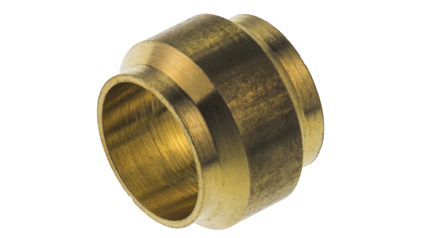 Legris Brass Pipe Fitting, Straight Compression Compression Olive, Female to Female 6mm