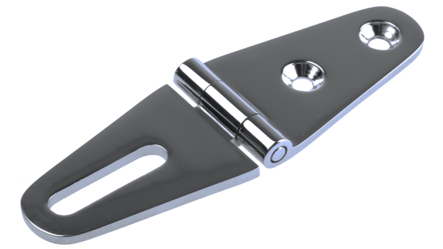 Pinet Steel Strap Hinge, Screw Fixing, 98.5mm x 98.5mm x 3mm