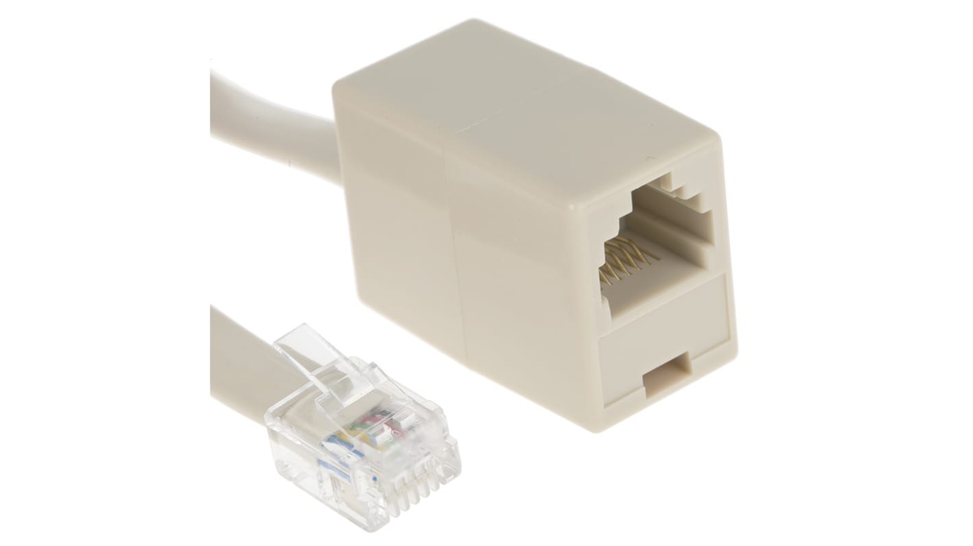 Decelect 電話機用アクセサリ (電話機用アクセサリ) White 5m