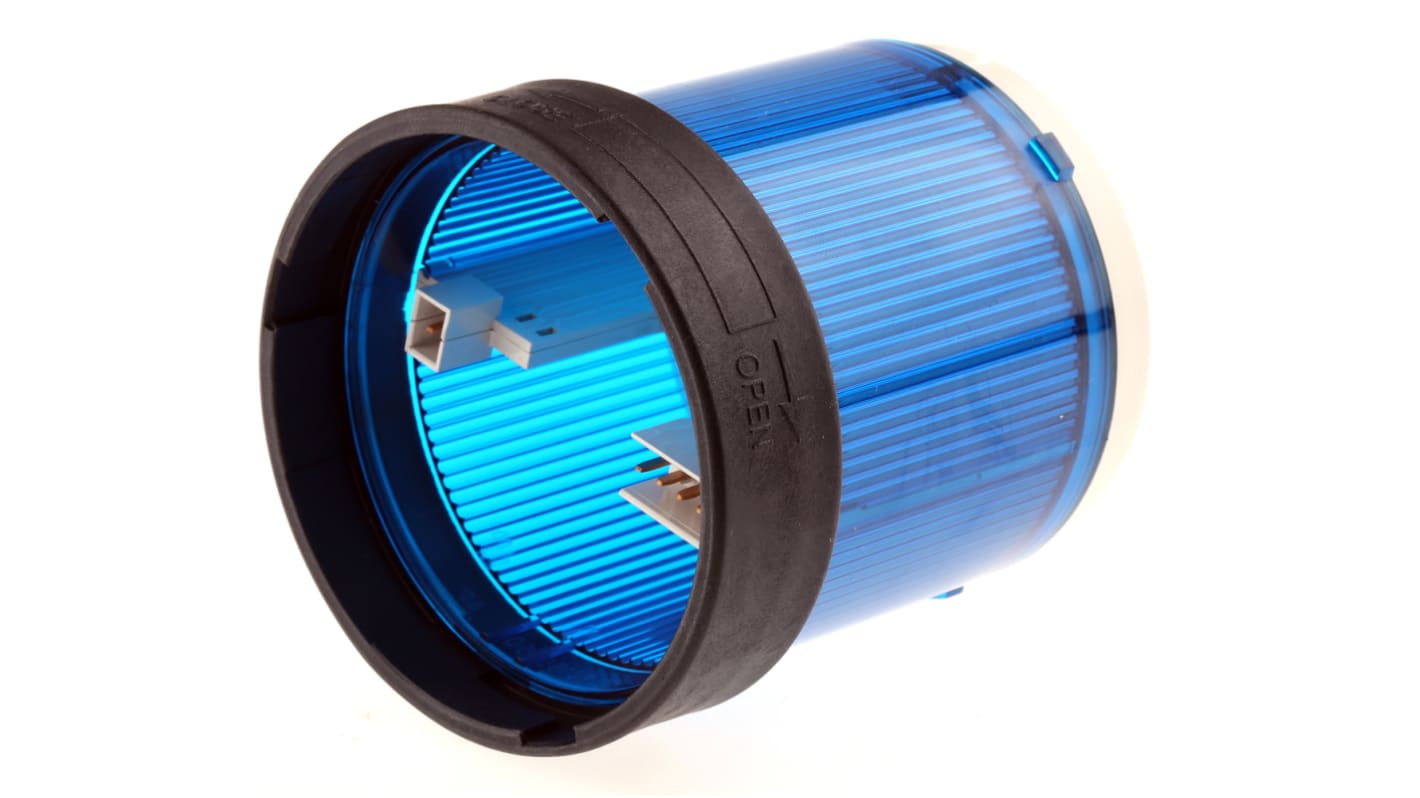 Elemento luminoso Schneider Electric Harmony XVB constante, Incandescente, LED, Azul, Ø 70mm, alim. 250 V
