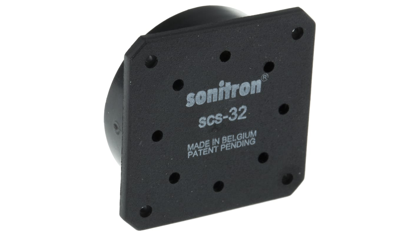 Altavoz miniatura pinzoeléctrico Sonitron 66nF 500 → 8000 Hz 100dB 33.5 x 33.5 x 9.7mm Macho