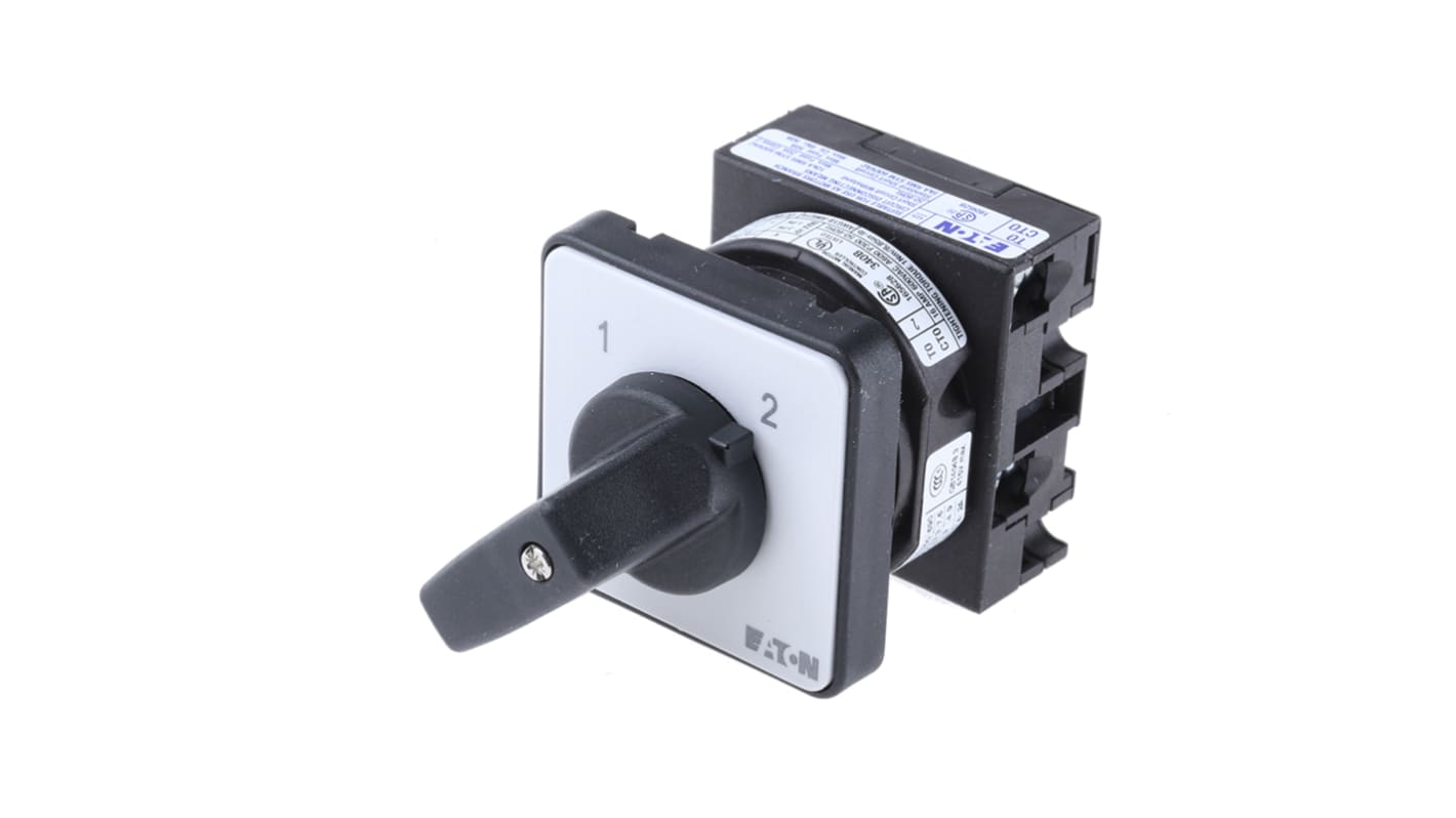 Eaton, SP 2 Position 90° Changeover Cam Switch, 690V ac, 20A, Knob Actuator