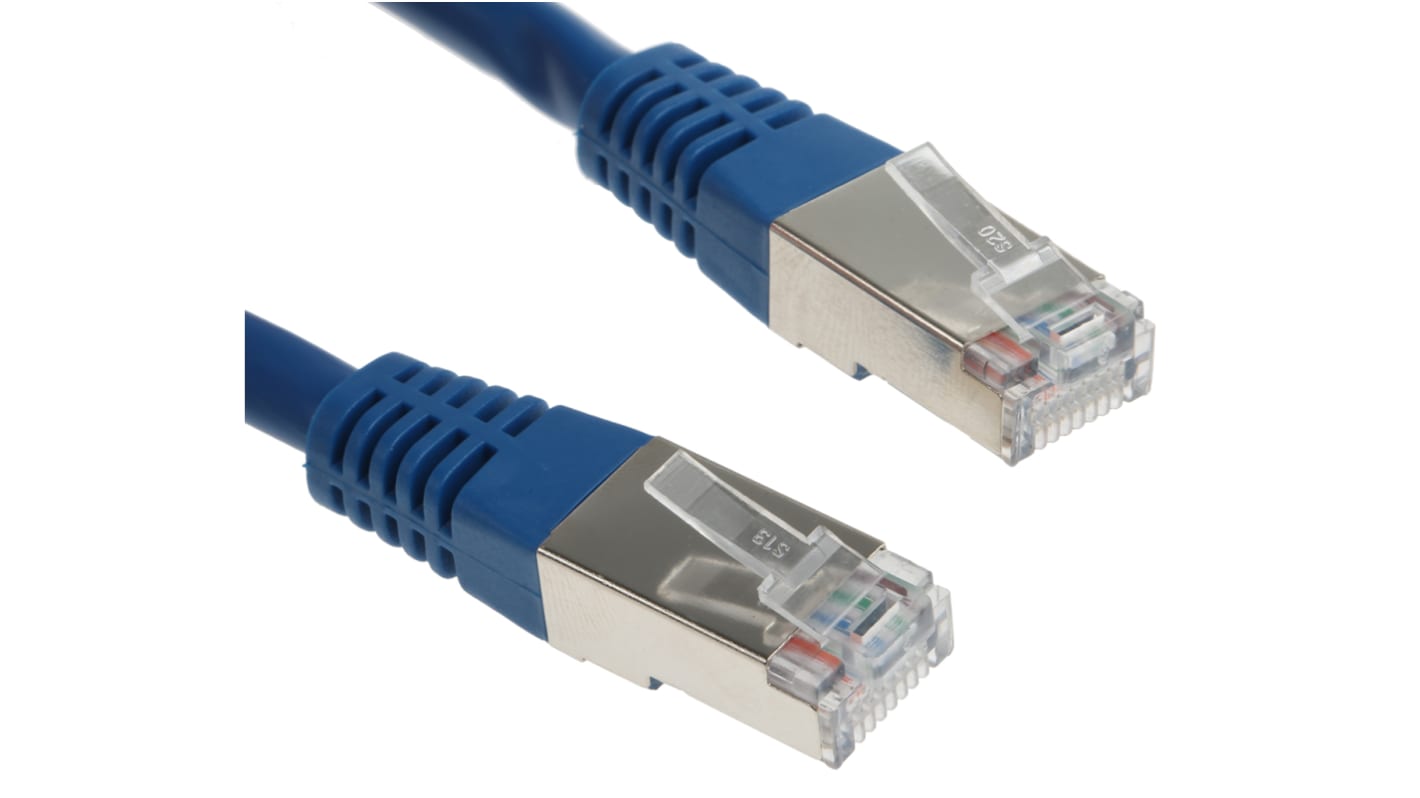 Kabel Ethernet Cat5 długość 0.5m Z zakończeniem Decelect PVC