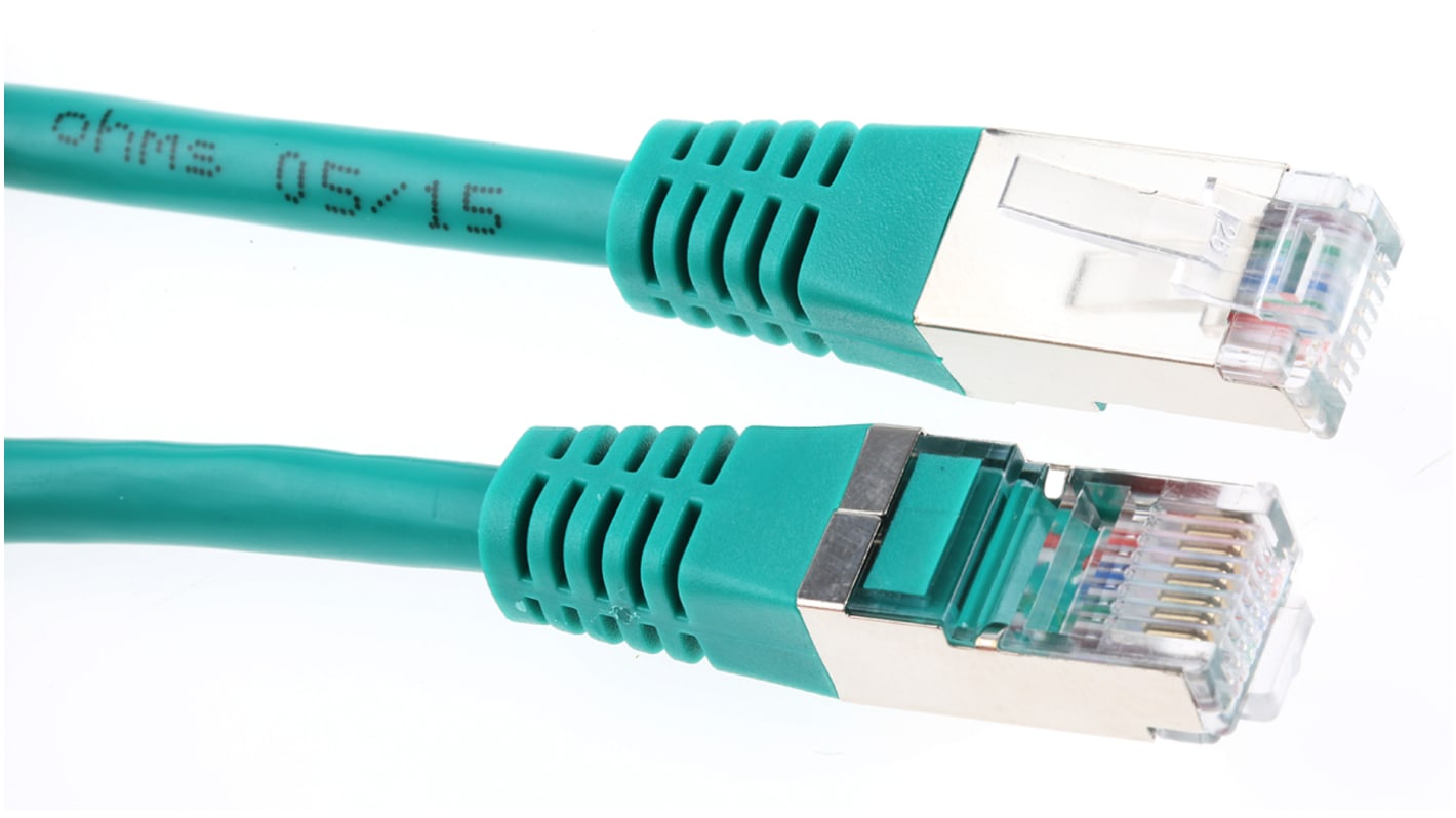 Kabel Ethernet Cat5 długość 2m Z zakończeniem Decelect PVC