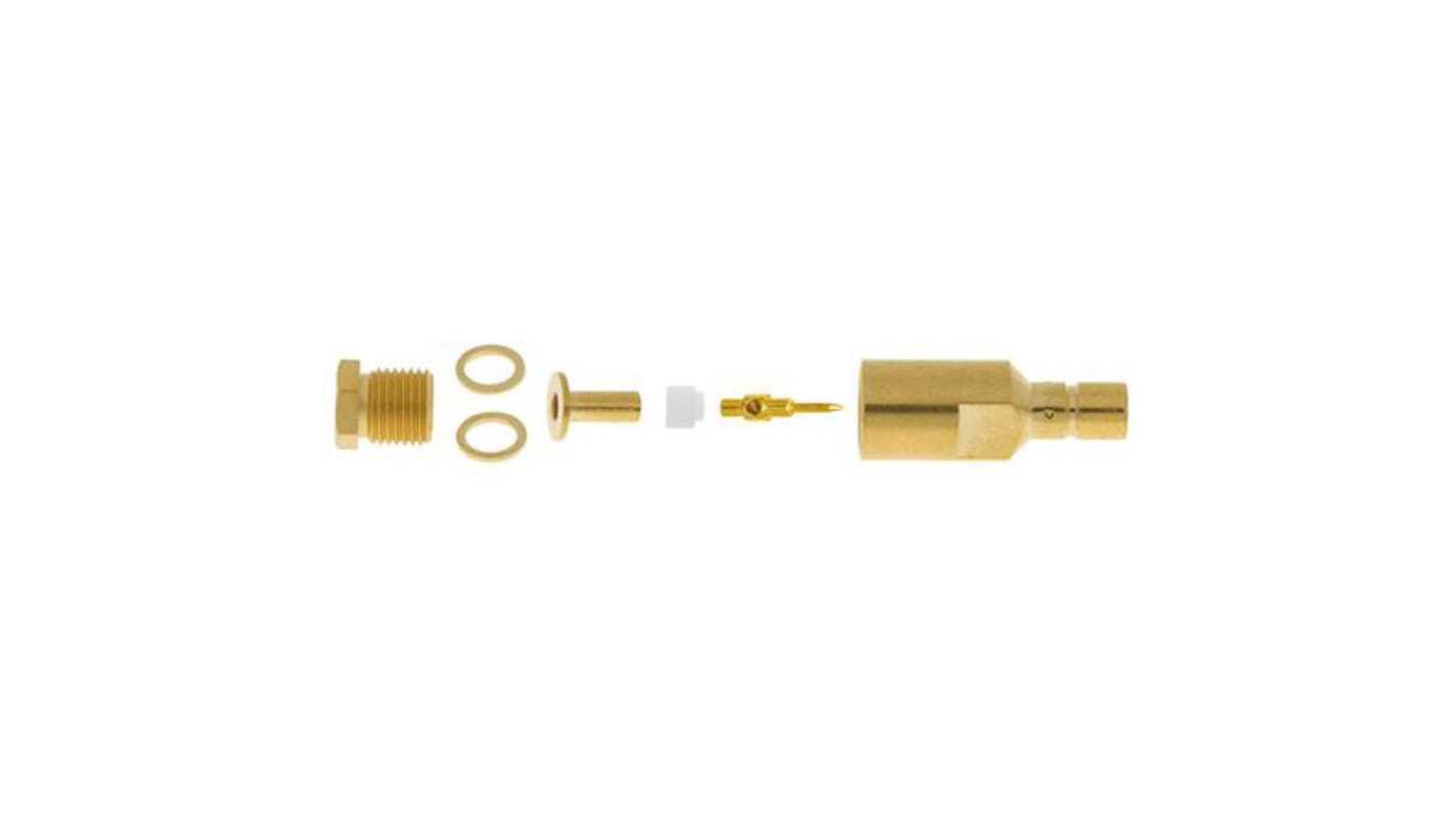 Radiall, Jack Cable Mount SMB Connector, 50Ω, Clamp Termination, Straight Body
