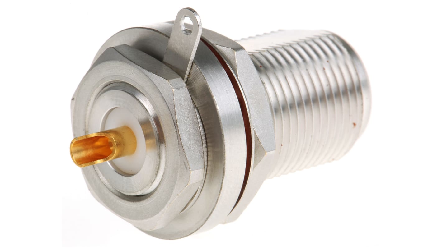 Radiall, Jack Panel Mount N Connector, 50Ω, Solder Termination, Straight Body