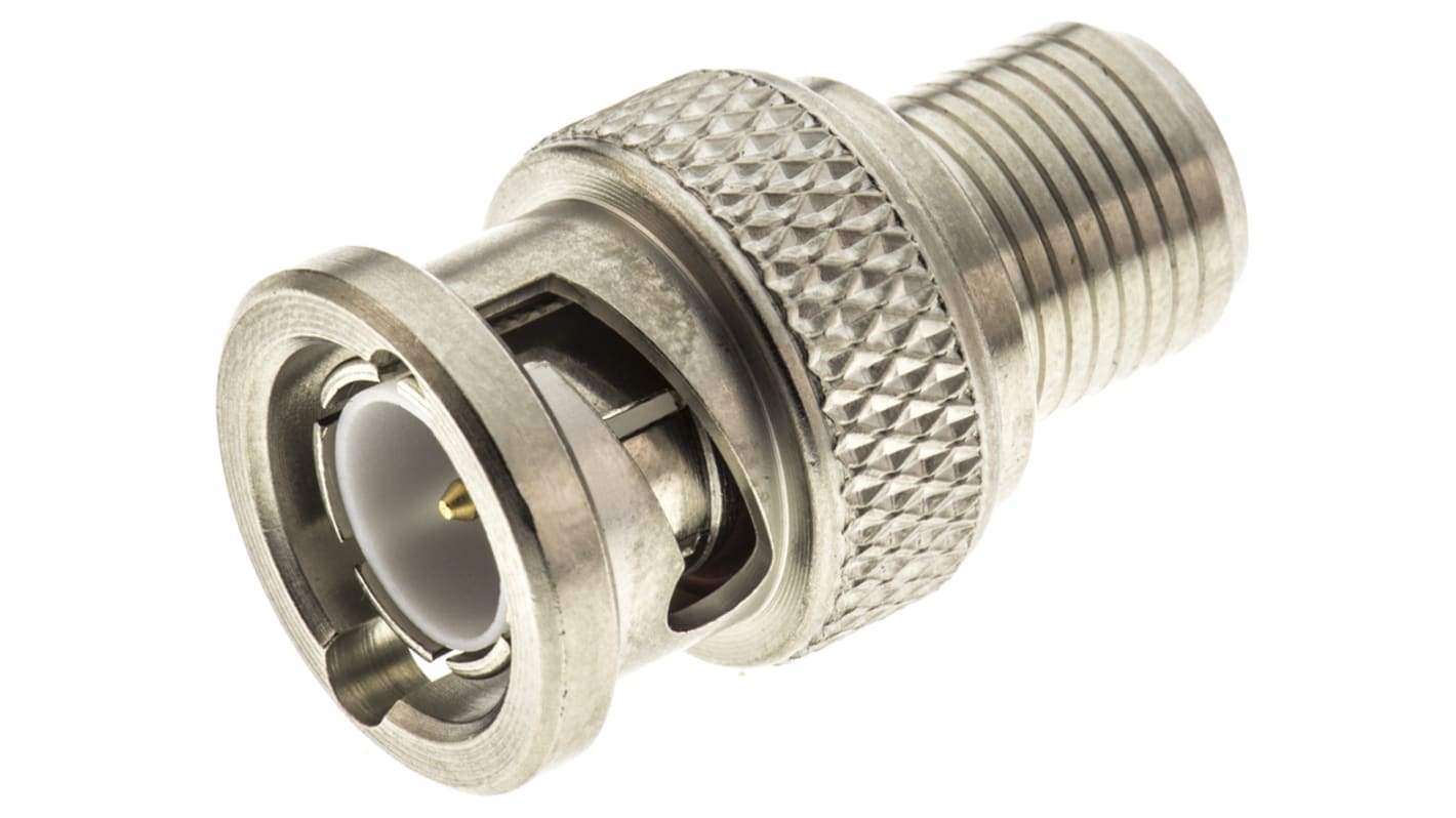 Connettore coassiale Ad angolo diritto Radiall, Maschio, 75Ω, Montaggio su cavo
