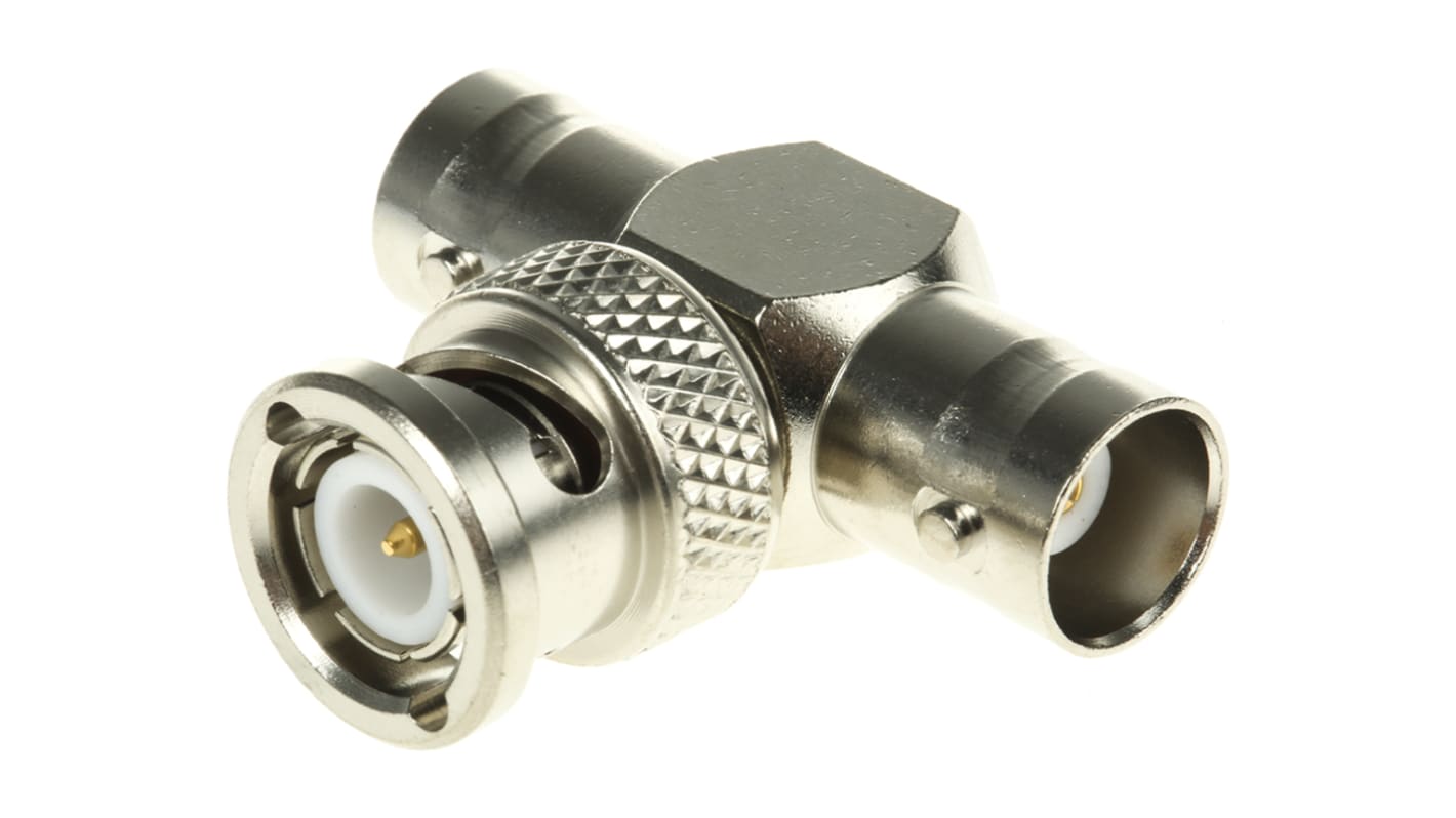 Radiall Tee 50Ω RF Adapter BNC Plug to BNC Socket 4GHz