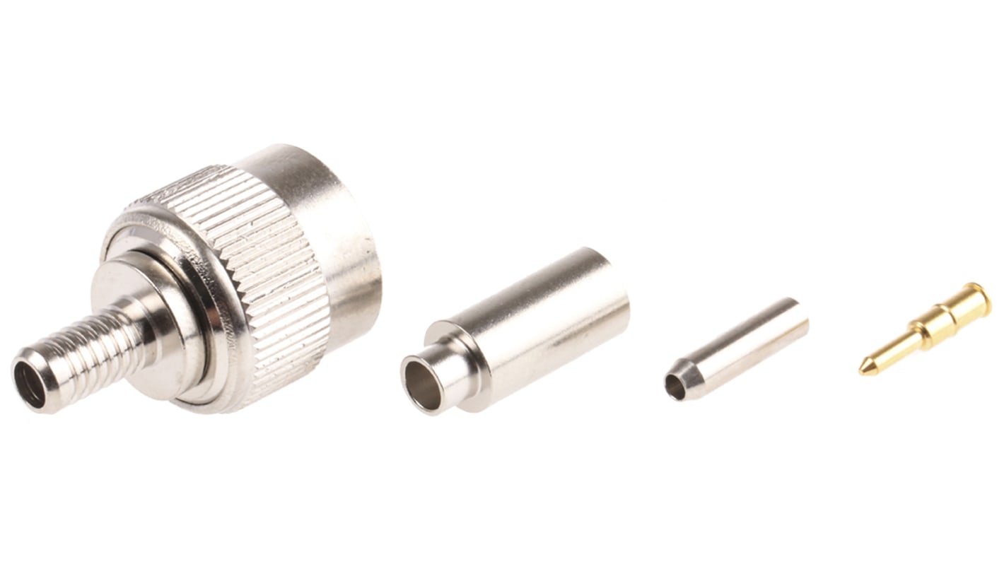 Connettore coassiale Diritto Radiall, Maschio, 50Ω, Montaggio su cavo