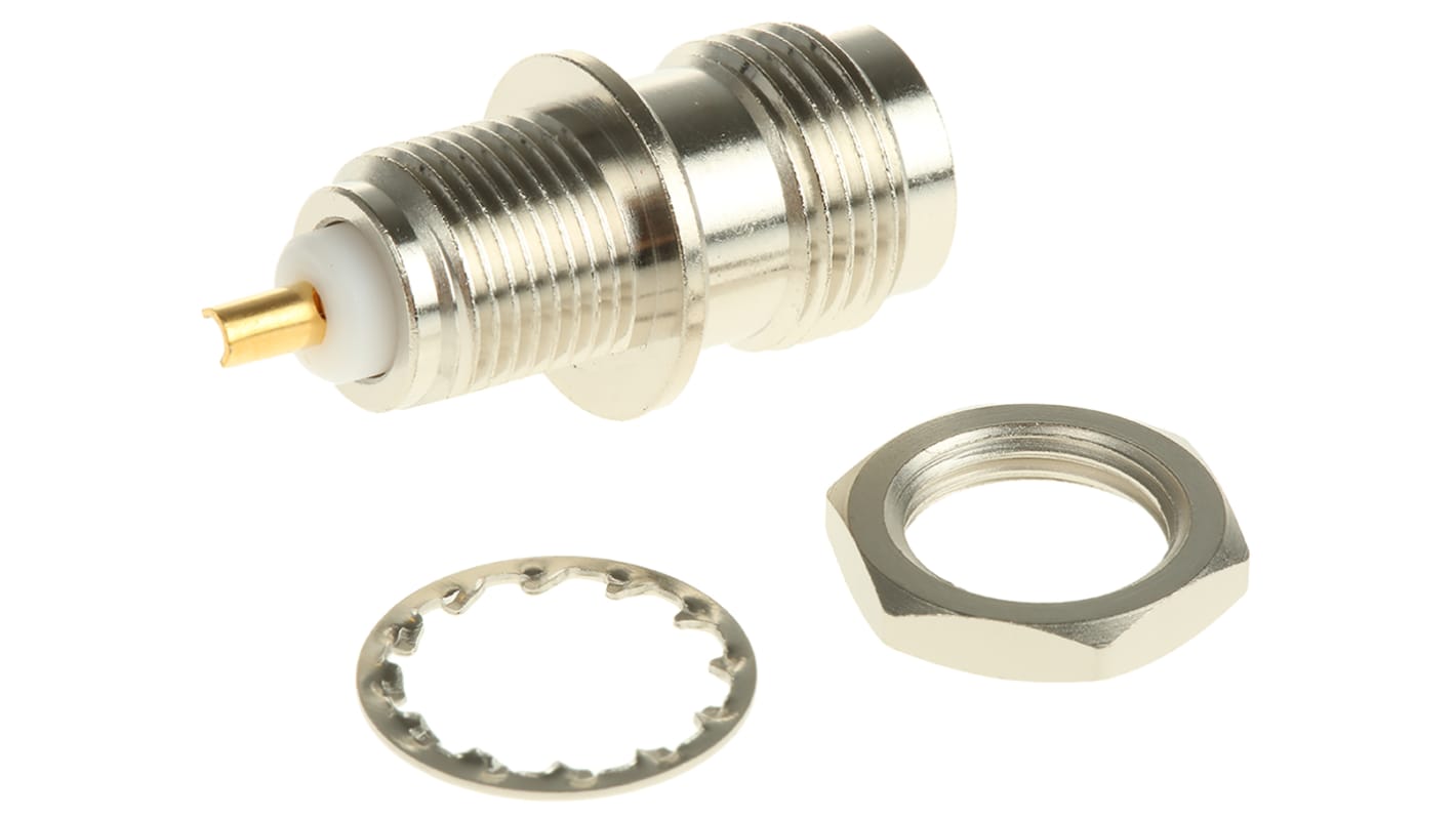 Radiall, Jack Panel Mount TNC Connector, 50Ω, Solder Termination, Straight Body