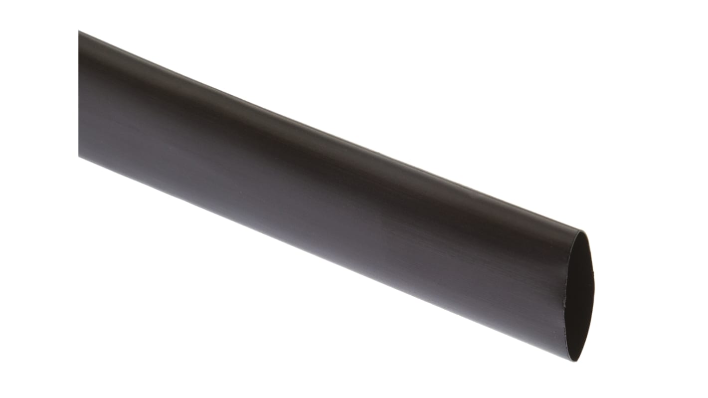 3M Heat Shrink Tubing, Black 19mm Sleeve Dia. x 5m Length 2:1 Ratio, HSR Series