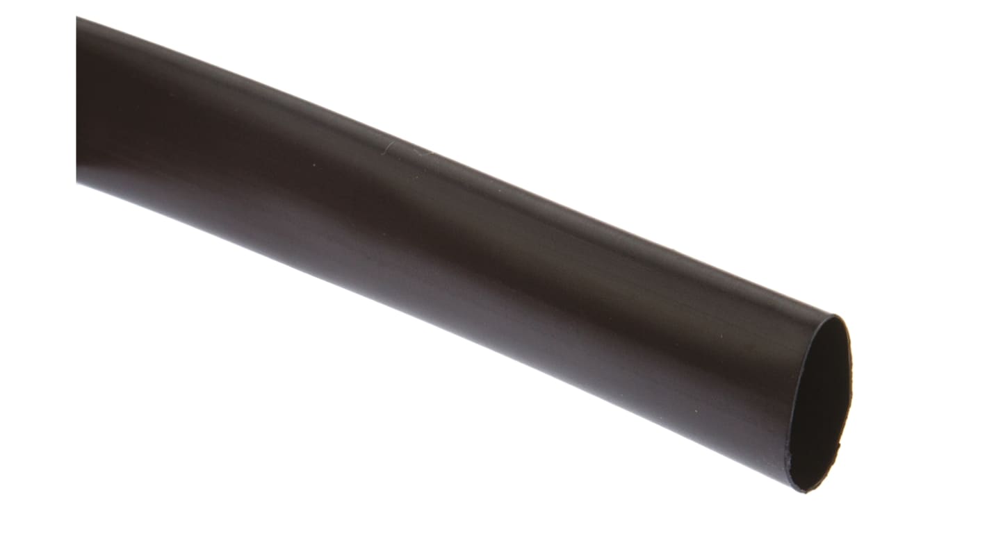 3M Heat Shrink Tubing, Black 12.7mm Sleeve Dia. x 6m Length 2:1 Ratio, HSR Series