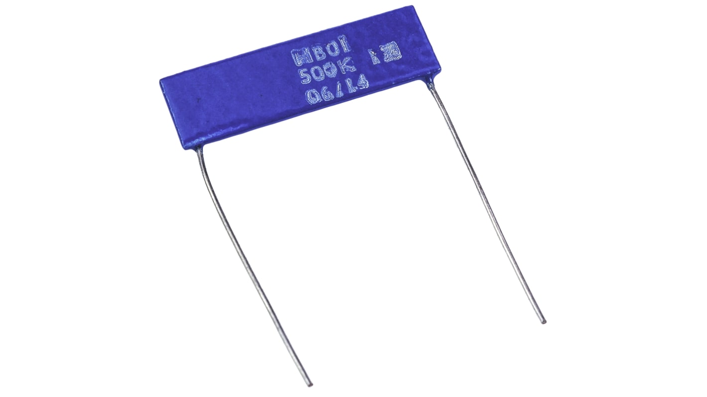 TE Connectivity 厚膜电阻, 500kΩ, 1W, ±1%容差, ±100ppm/°C, HB系列