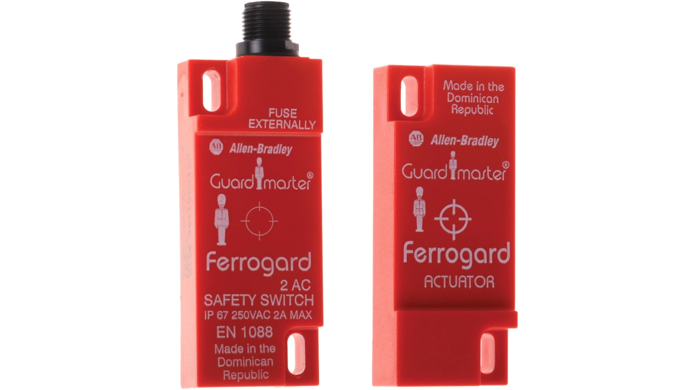 Guardmaster Ferrogard 440N Micro-QD, 4-polig Berührungsloser Sicherheitsschalter aus ABS 250V ac, Öffner / Schließer,