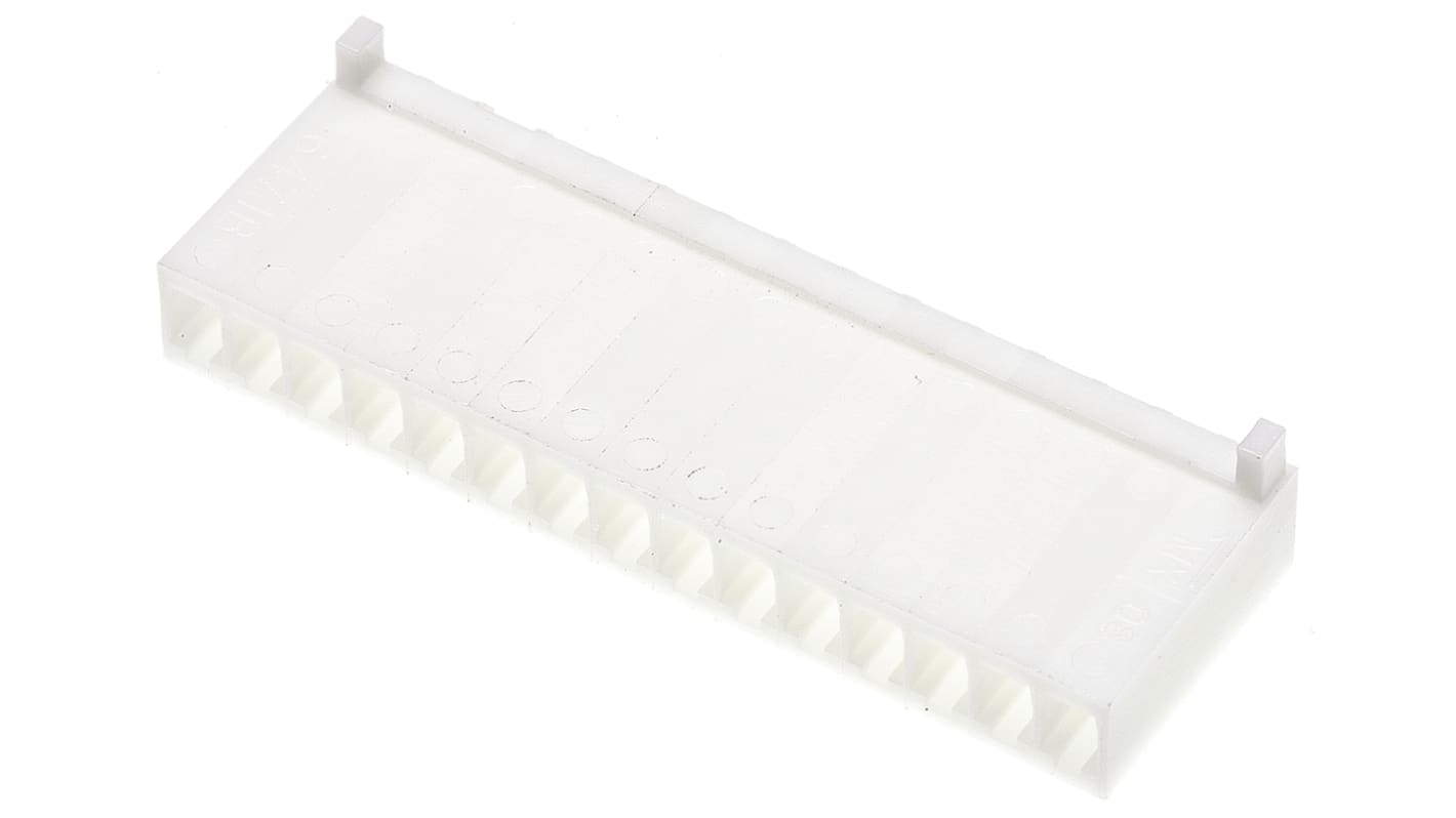 Molex, KK 254 Female Connector Housing, 2.54mm Pitch, 15 Way, 1 Row