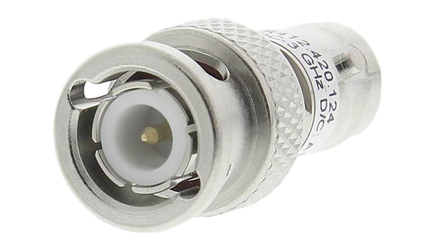 Radiall 50Ω RF Attenuator Straight BNC Connector BNC Plug to BNC Socket 20dB, Operating Frequency 3GHz