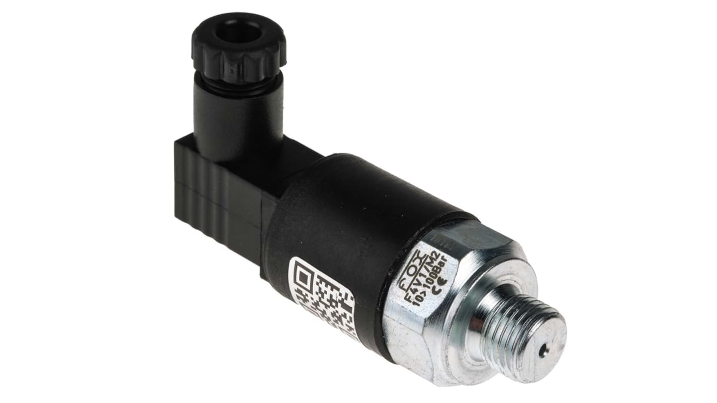 RS PRO F4, G 1/4 Überdruck Druckschalter, 250V ac, 10bar → 100bar