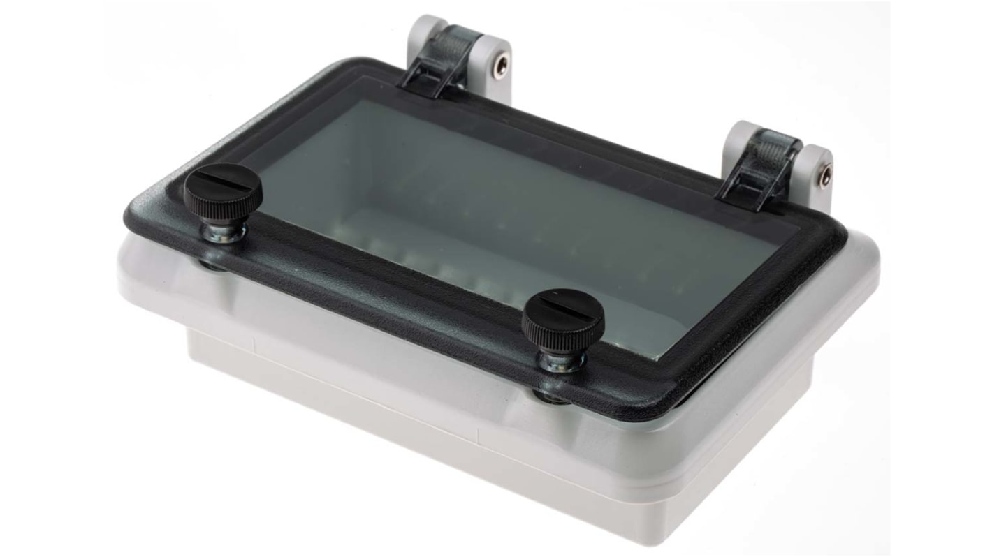RS PRO Grey Polycarbonate IP44 Inspection Window for use with 46277-3, DIN 43880