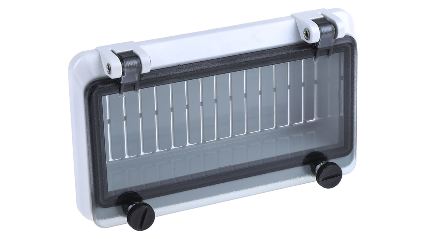 RS PRO Grey Polycarbonate IP44 Inspection Window for use with 46277-3, DIN 43880