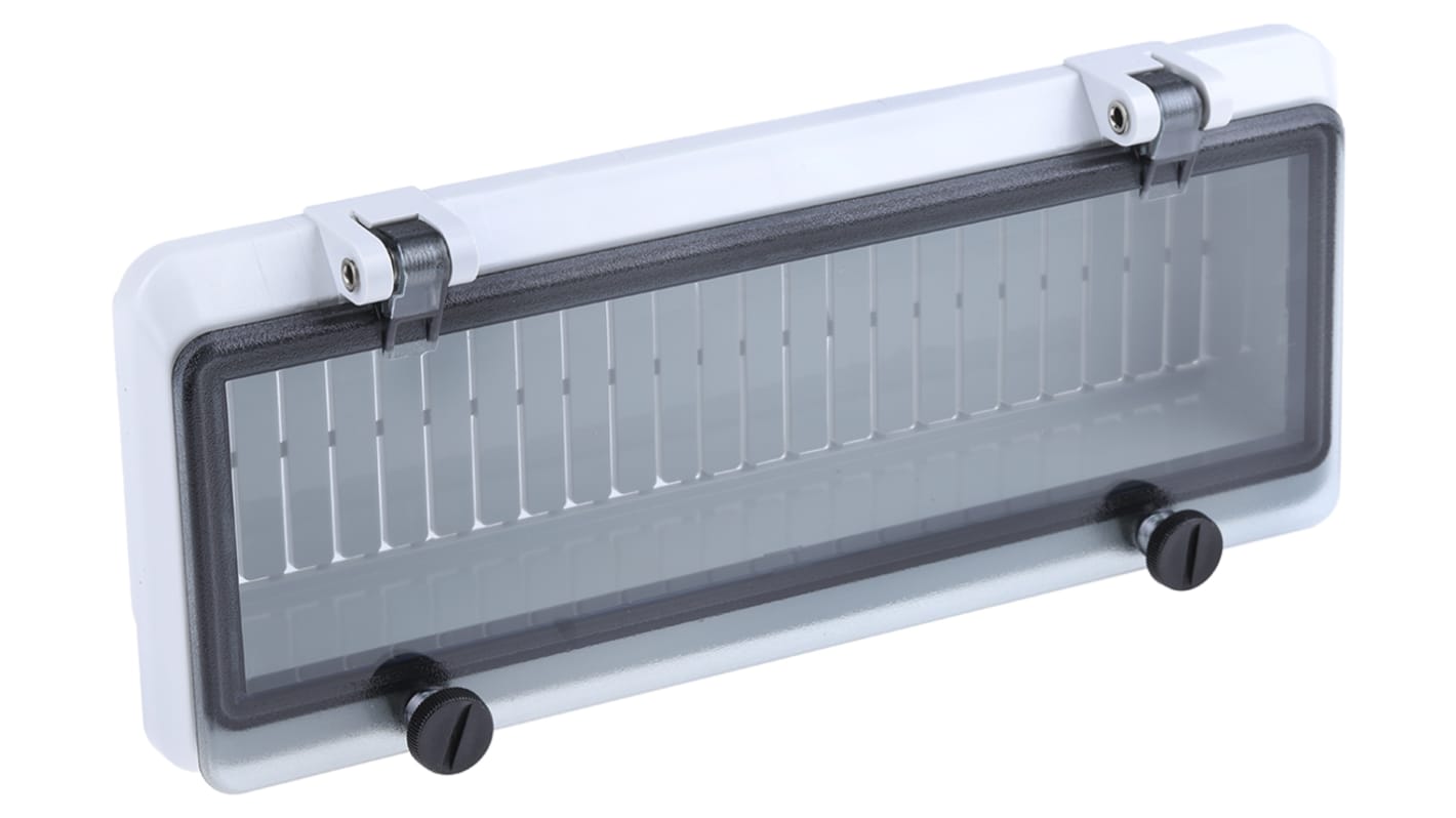 RS PRO Grey Polycarbonate IP44 Inspection Window for use with 46277-3, DIN 43880