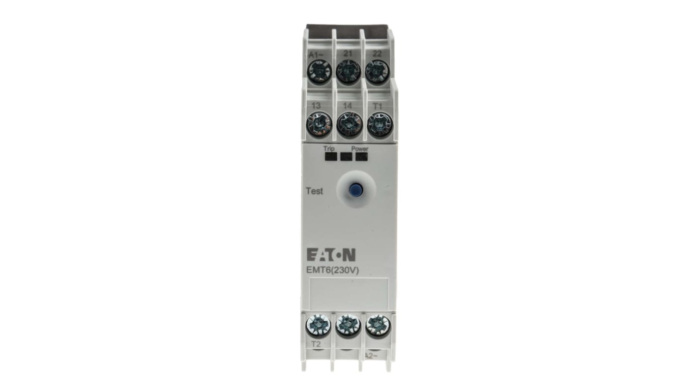 Eaton Overload Relay 1NO + 1NC, 3 A Contact Rating, 2 W, 230 Vac, EMT