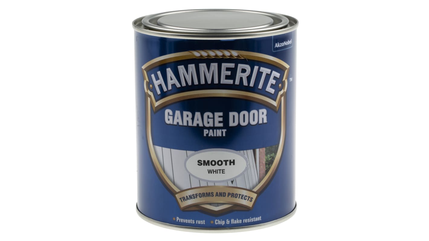 Hammerite Garage Door Enamel Paint in Gloss White 750ml