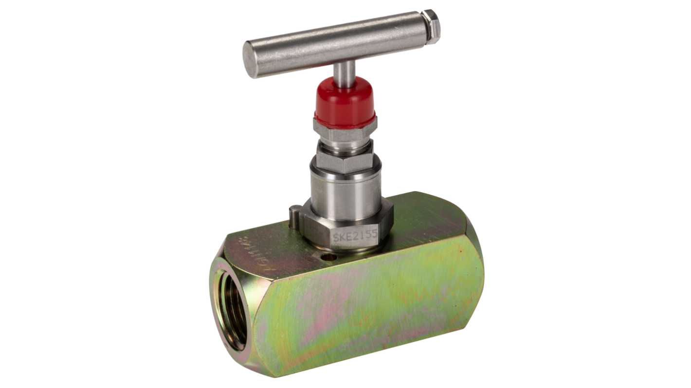 RS PRO Inline Mounting Hydraulic Flow Control Valve, NPT 1/2, 700bar, 40L/min