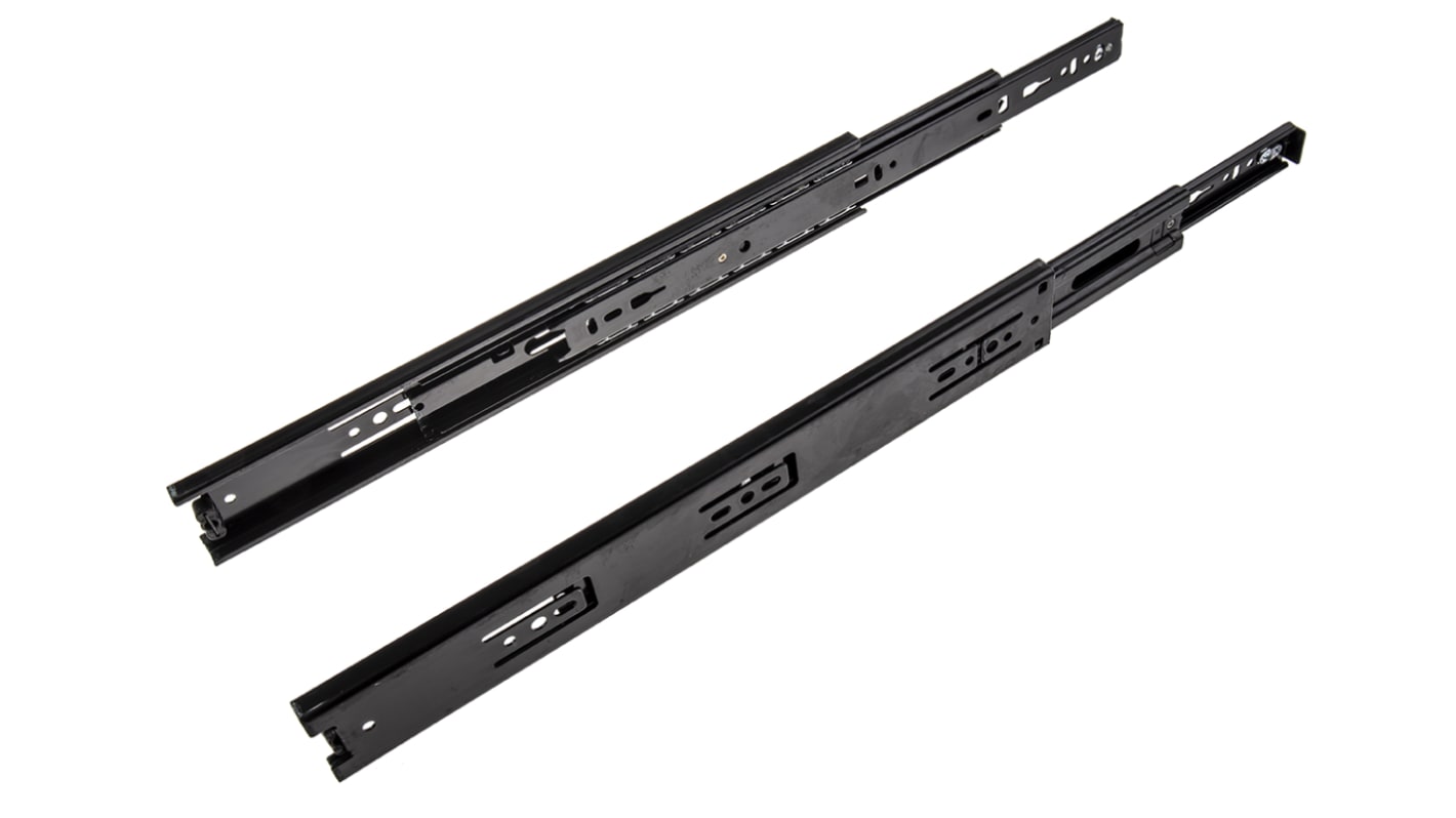 Accuride Steel Drawer Slide, 350mm Closed Length, 45kg Load