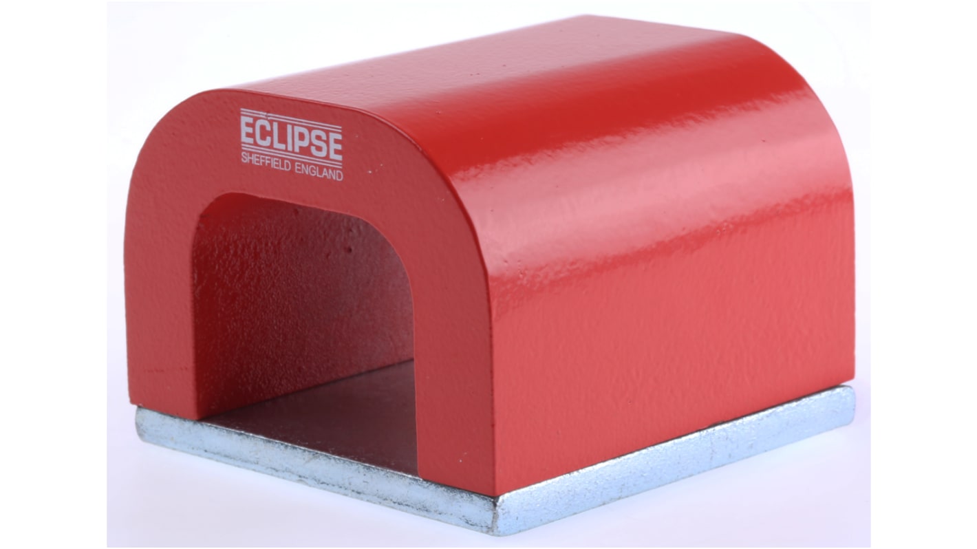 Eclipse U-Form Hufeisenmagnet, Ø 79.4mm x 82.6mm x 54mm, Zugkraft 47kg Nickel Kobalt