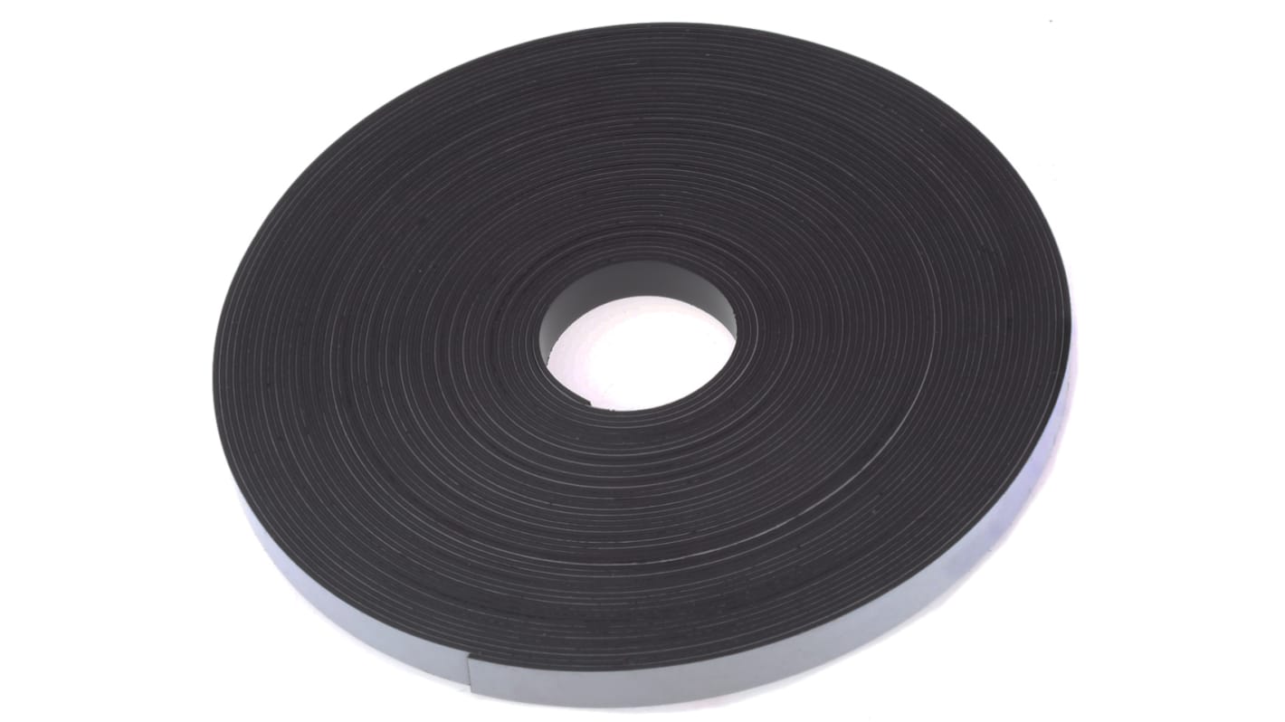 10m Magnetic Tape, Adhesive Back, 0.75mm Thickness