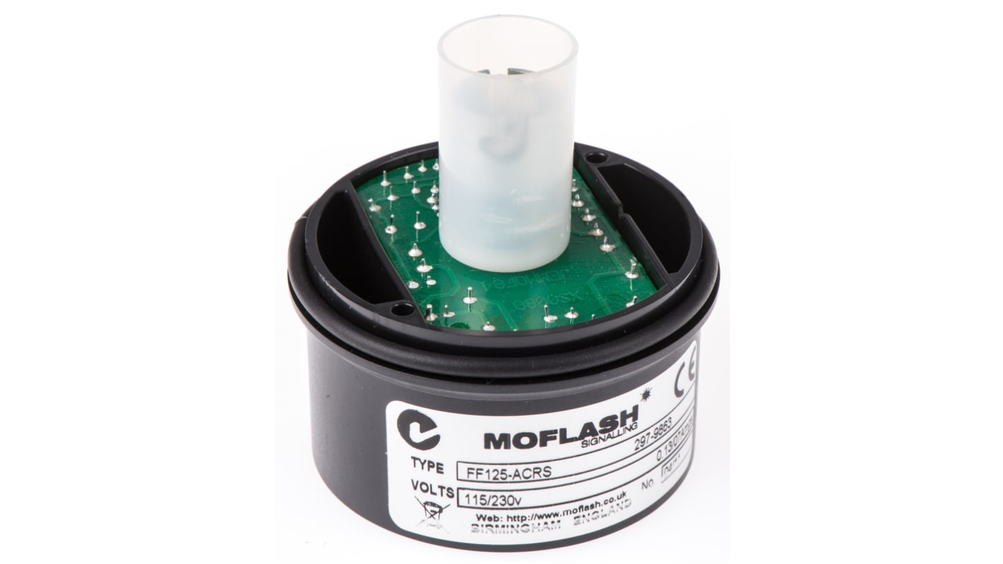 FF125-ACRS | Moflash FF 125 Series Flashing Beacon, 110 V ac